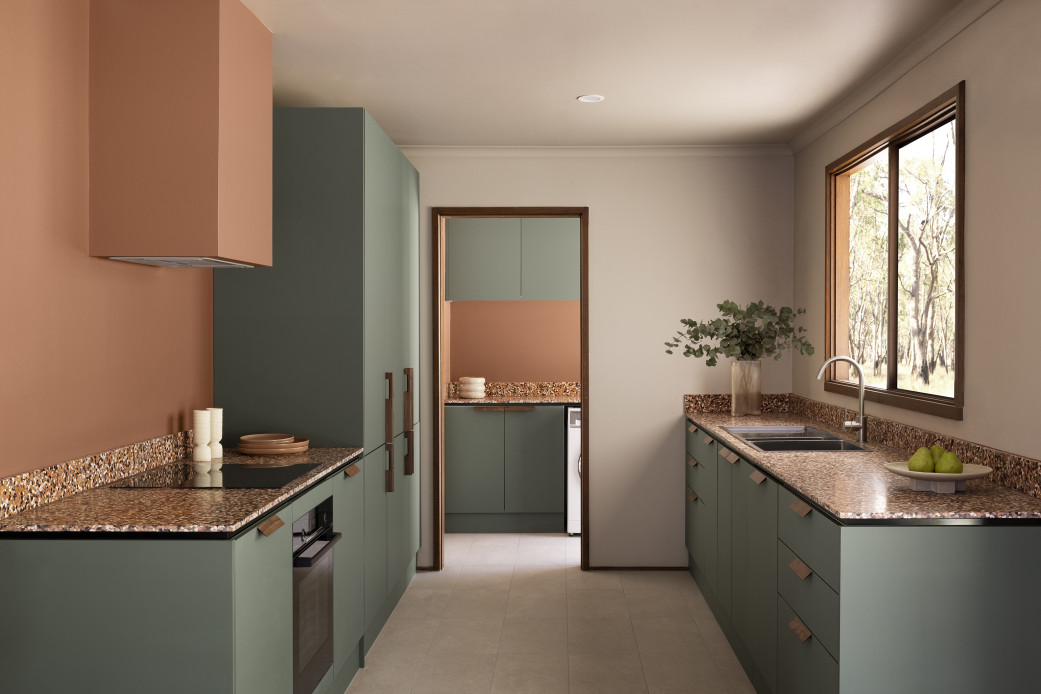 Green Slate cabinetry Haven Kitchens 