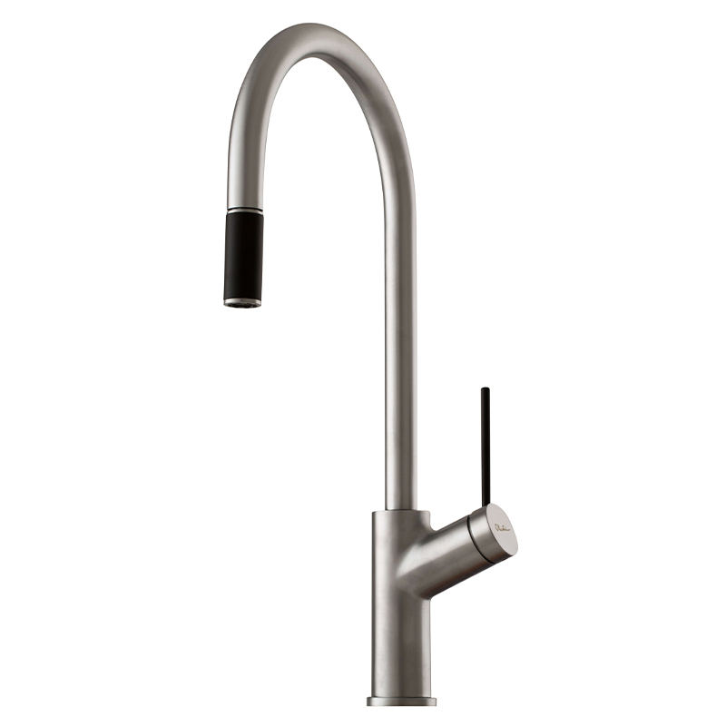 Vilo Pull Out Mixer in Brushed Chrome
